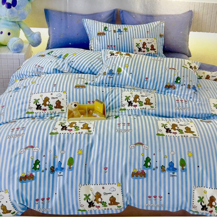 Crocodile Print Kids Bedsheet