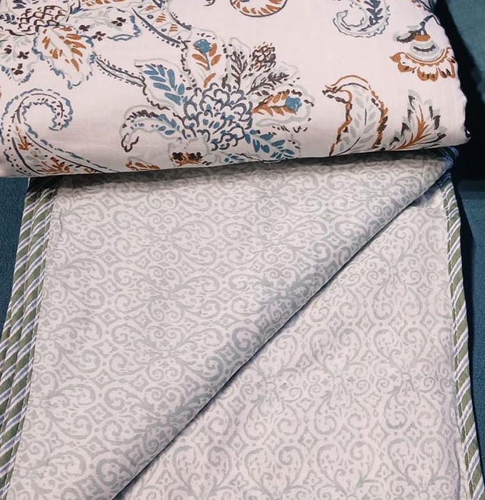 Reversible Different Print Jaipuri Double