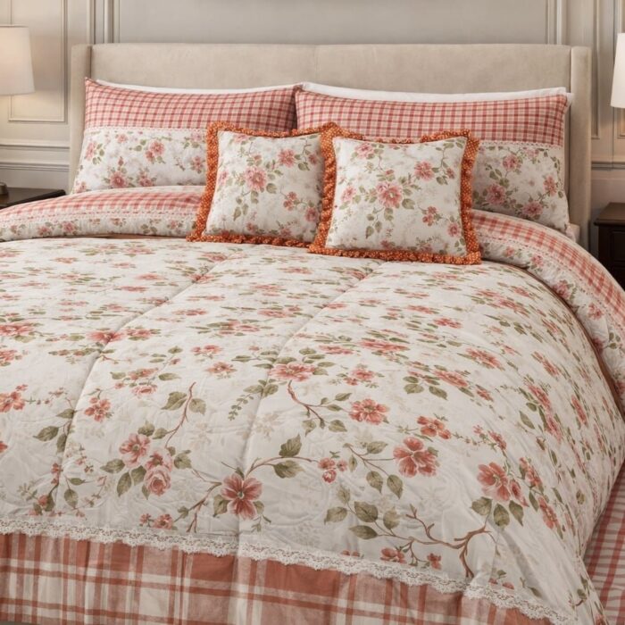 Royal Frill Comfort 6 Pc Bedding Set with Comforter