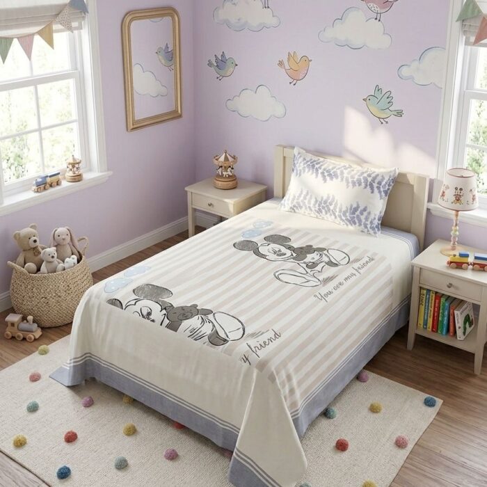 EXPORT QUALITY PURE COTTON KIDS BEDSHEET