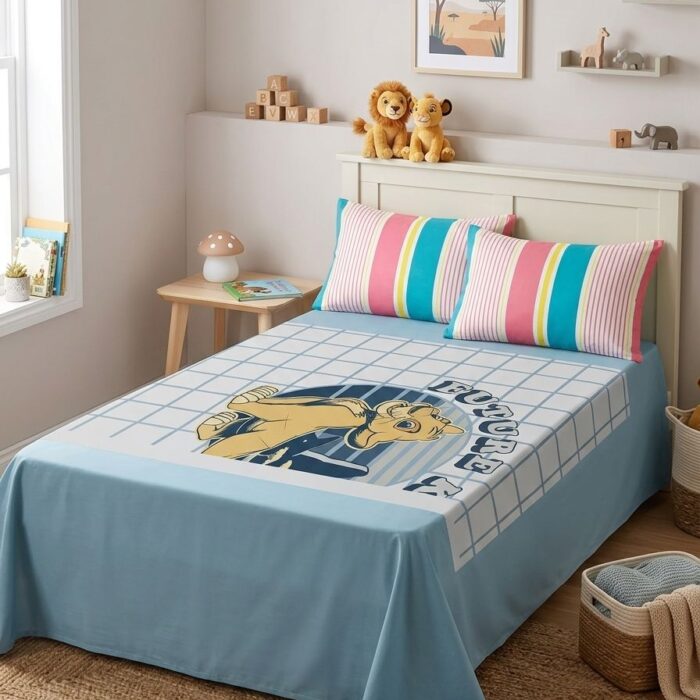 EXPORT QUALITY PURE COTTON KIDS BEDSHEET